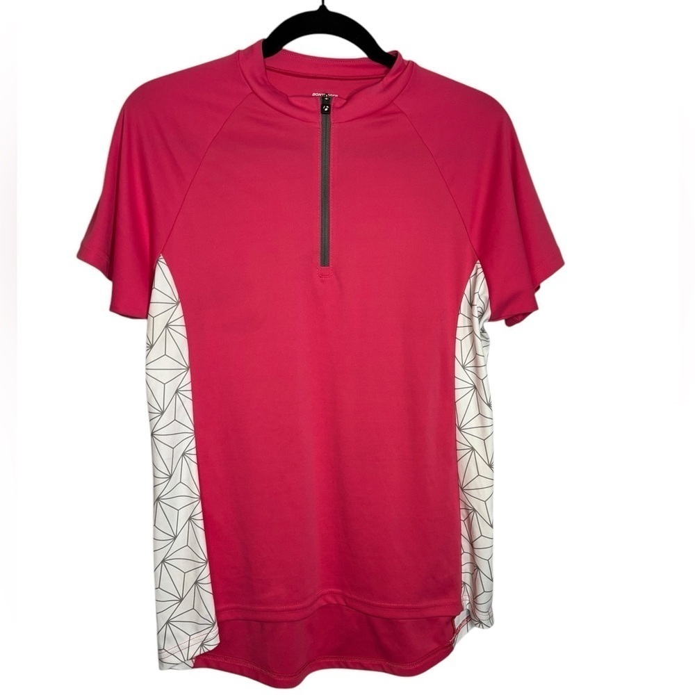 Bontrager Women’s Cycling Solstice Jersey Semi Fitted Pink Short Sleeve SZ Large